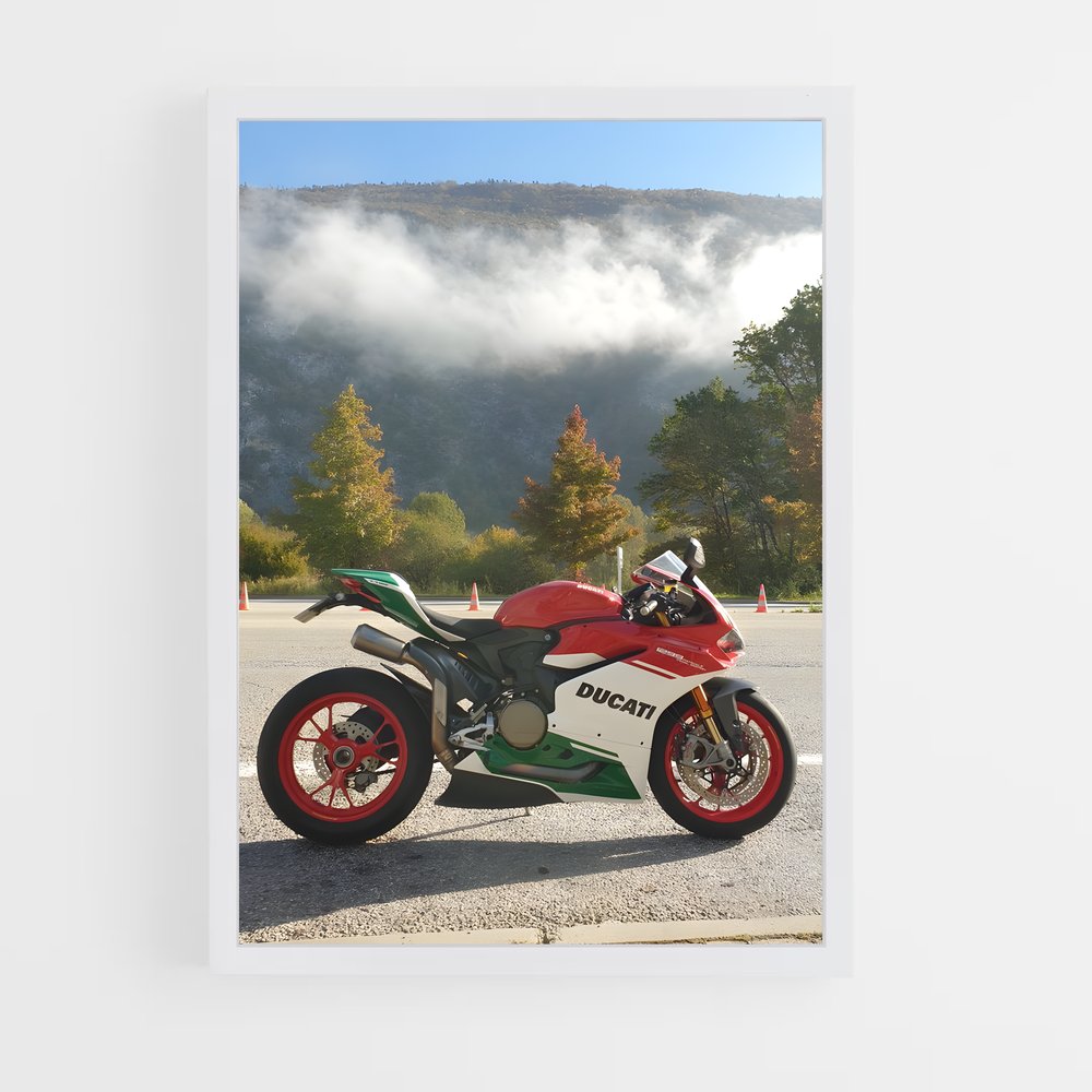 Poster Route des Revêrs – affiche Ducati (vue 3)